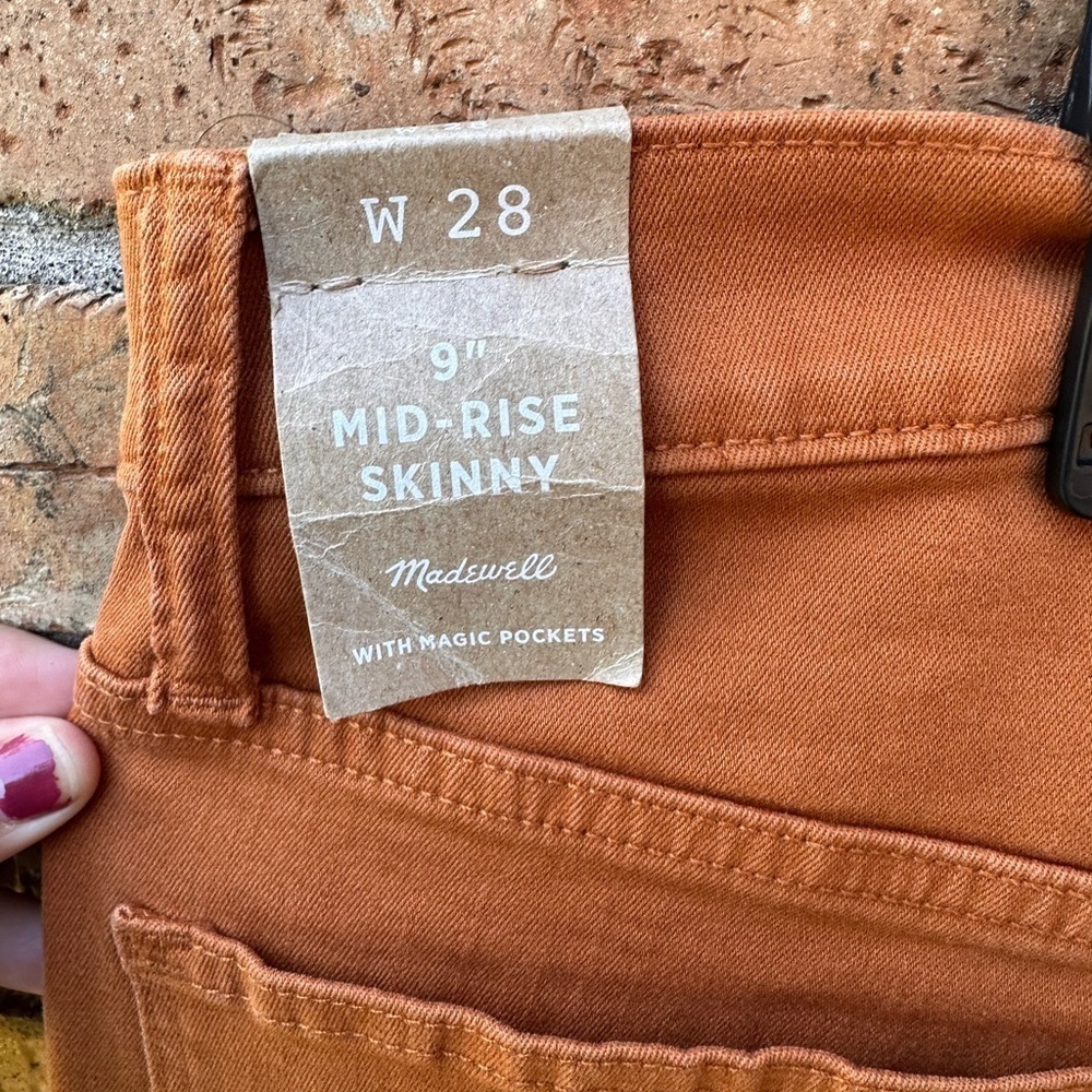 Madewell 9" Mid-Rise Skinny Jeans: - Picture 10 of 15